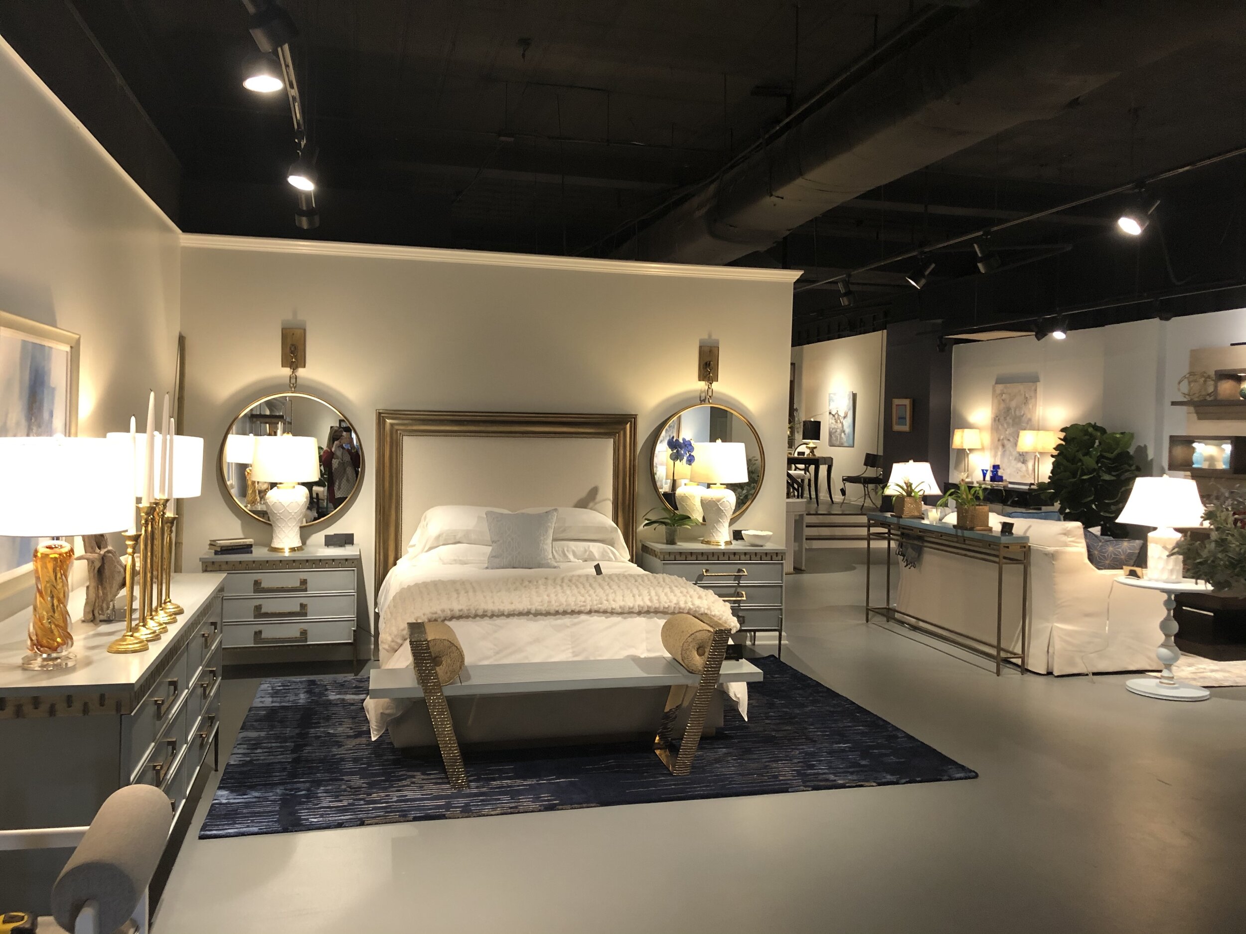 Abner Henry opened its new showroom during premarket for designer clients.